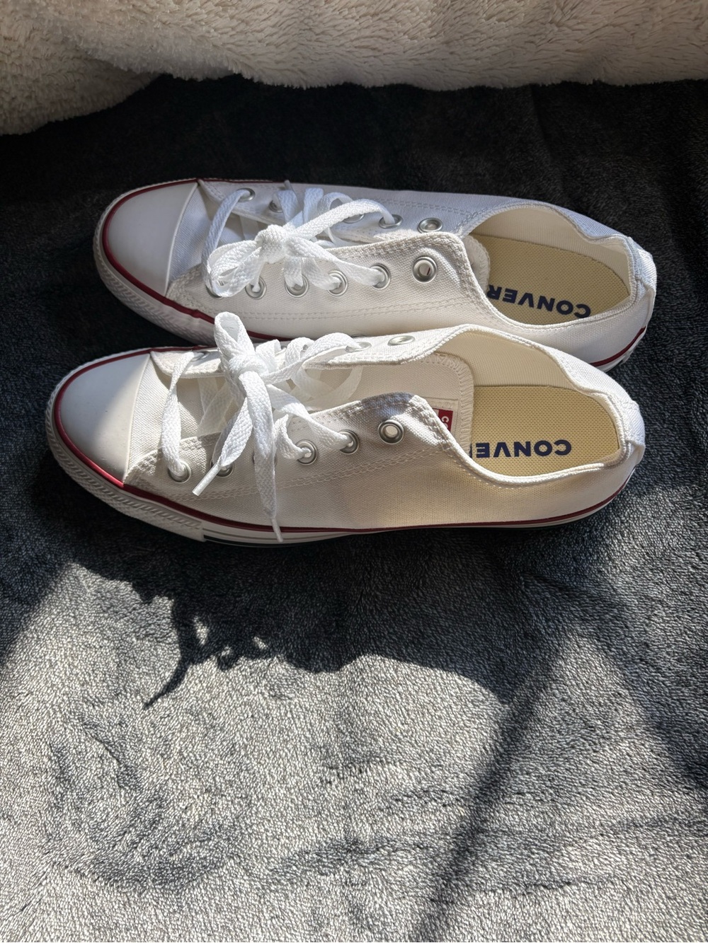 Converse White Low-Top Canvas - Picture 2 of 5